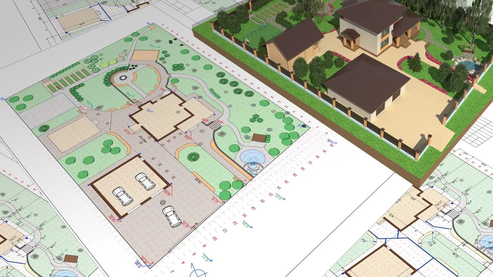 Site plan for an ADU building permit